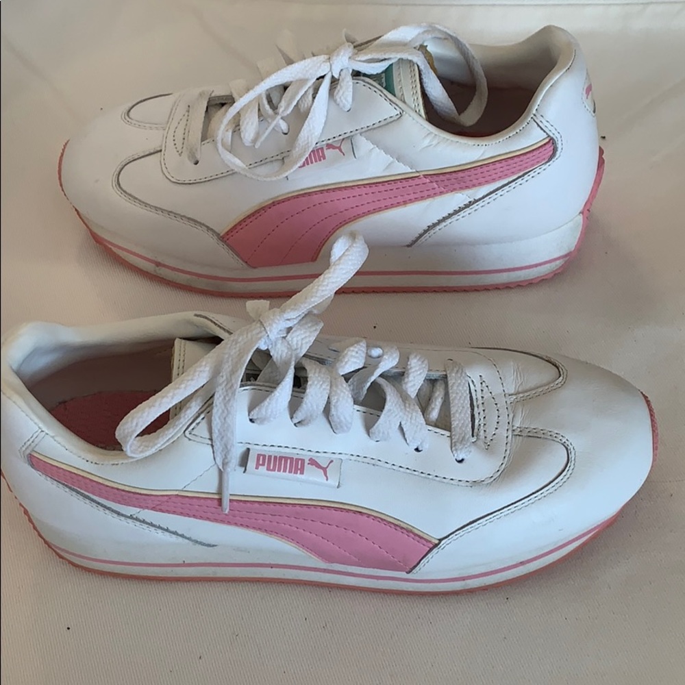 Rare Puma Roma Wedge Sneakers